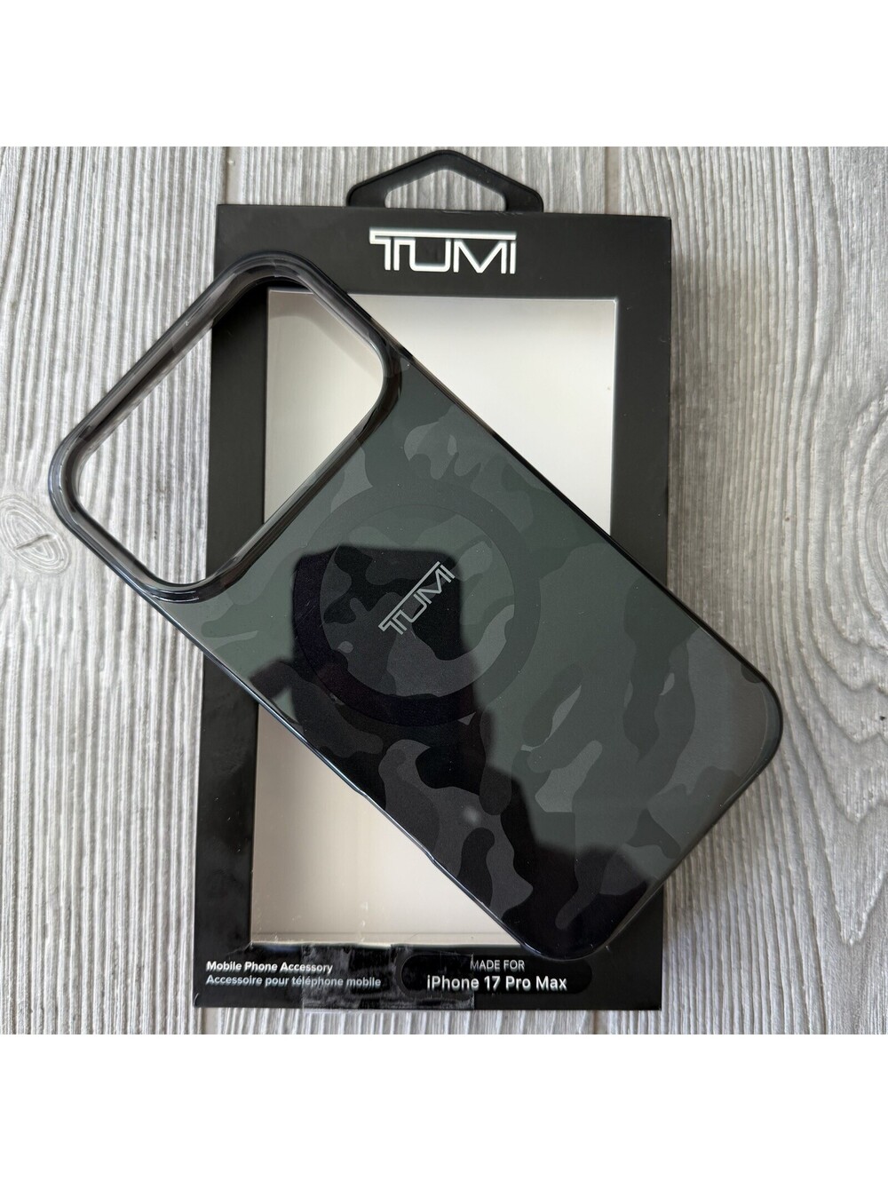 2026 TUMI iPhone 17 Pro Max Case Compatible Mag Safe System Luxury Fancy Camo